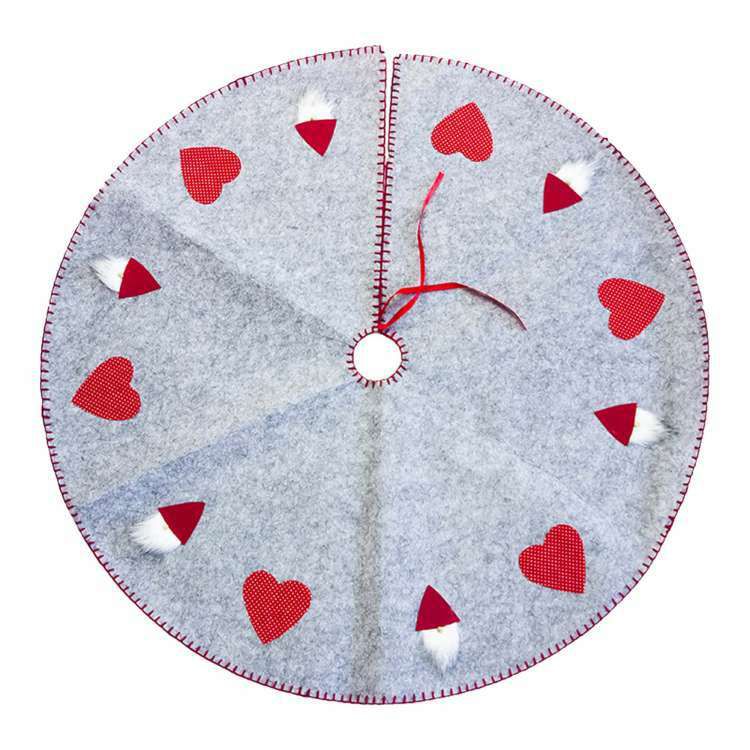 MODACore 摩達客 - 摩達客-超萌灰色愛心聖誕樹裙