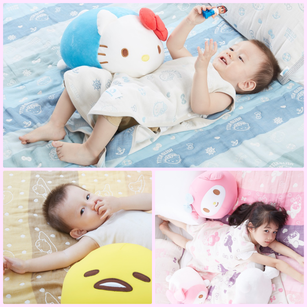 日本原裝認證 ♛ BeBe-Style三河木棉六重紗防踢背心、紗布被、浴巾、毛巾