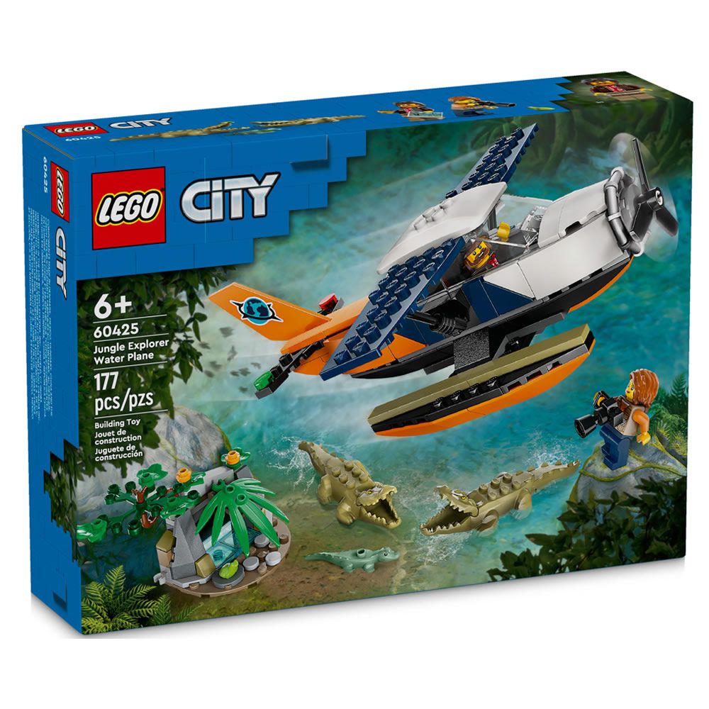 樂高 LEGO - LT60425 City 城市系列2024 - Jungle Explorer Water Plane