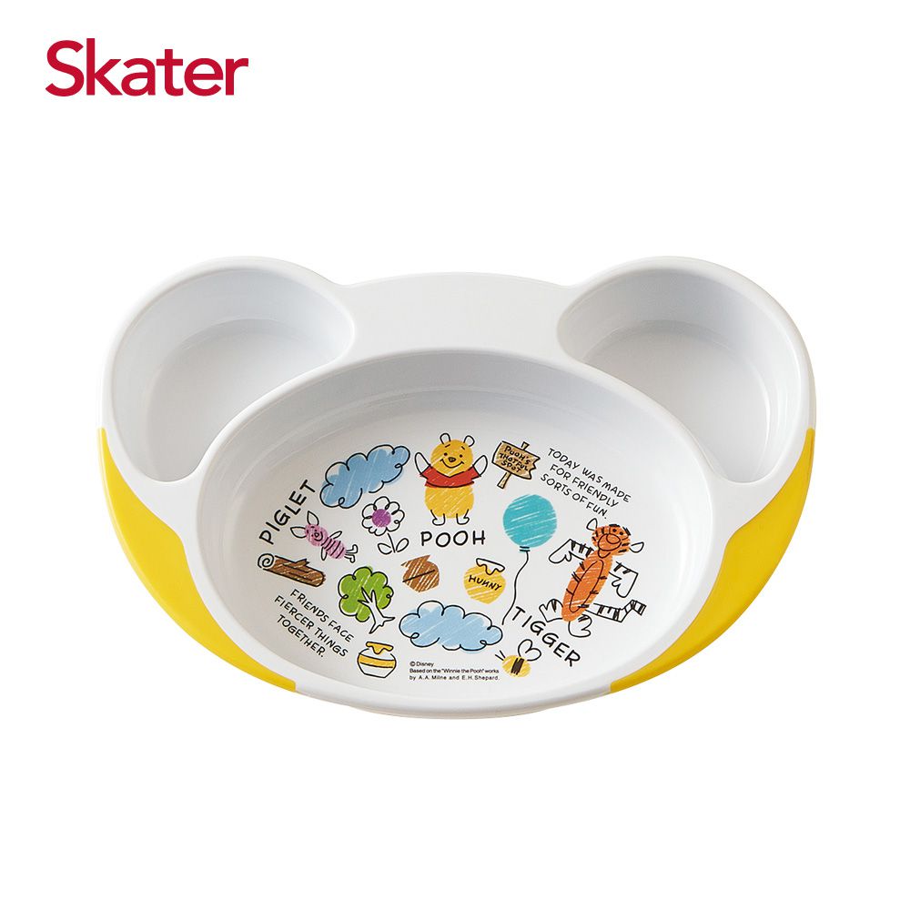 日本 SKATER - 離乳多隔餐盤-維尼