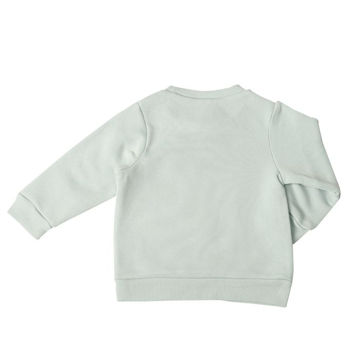 akachan honpo - 長袖休閒上衣-小包包風-淺綠色