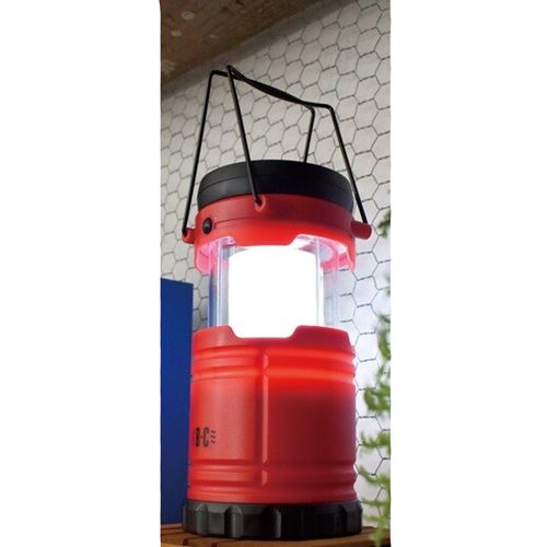 日本現代百貨 - 3way 輕便小風扇LED露營燈-紅 (Φ8.5×26cm)