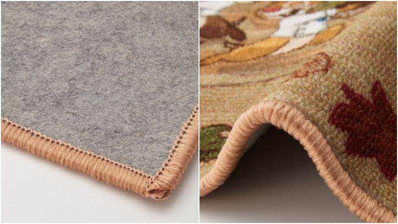 日本千趣會 - mini labo 去泥污腳踏墊-法蘭西花朵-藍綠