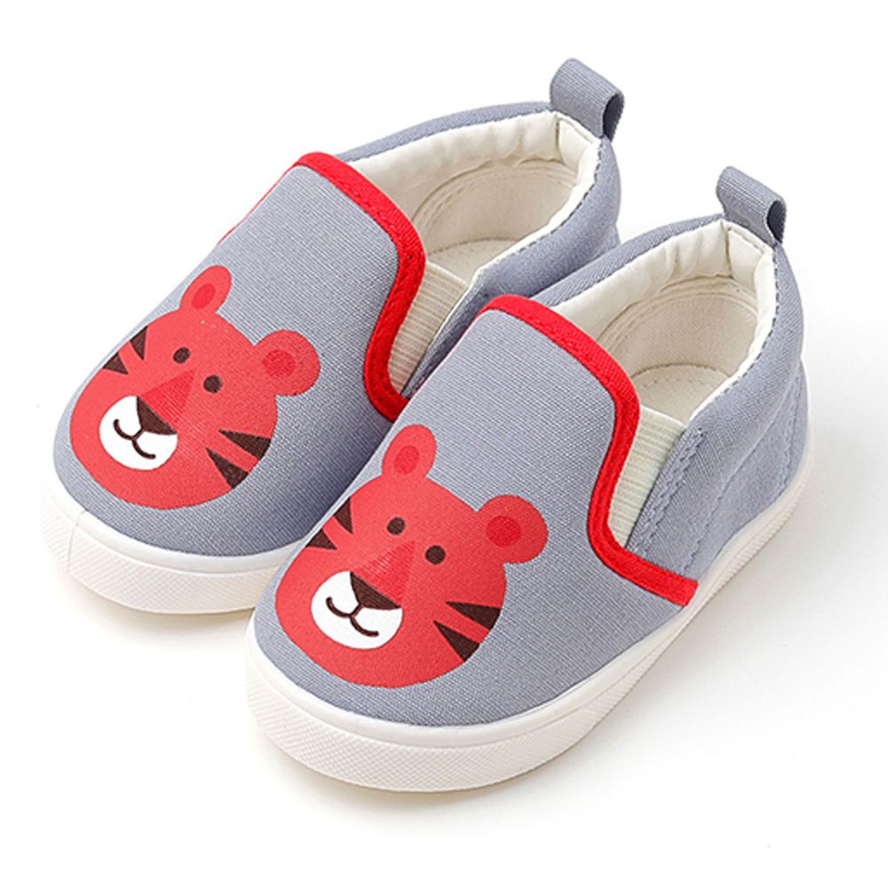 韓國 OZKIZ - 可愛動物兒童休閒鞋/室內鞋-老虎
