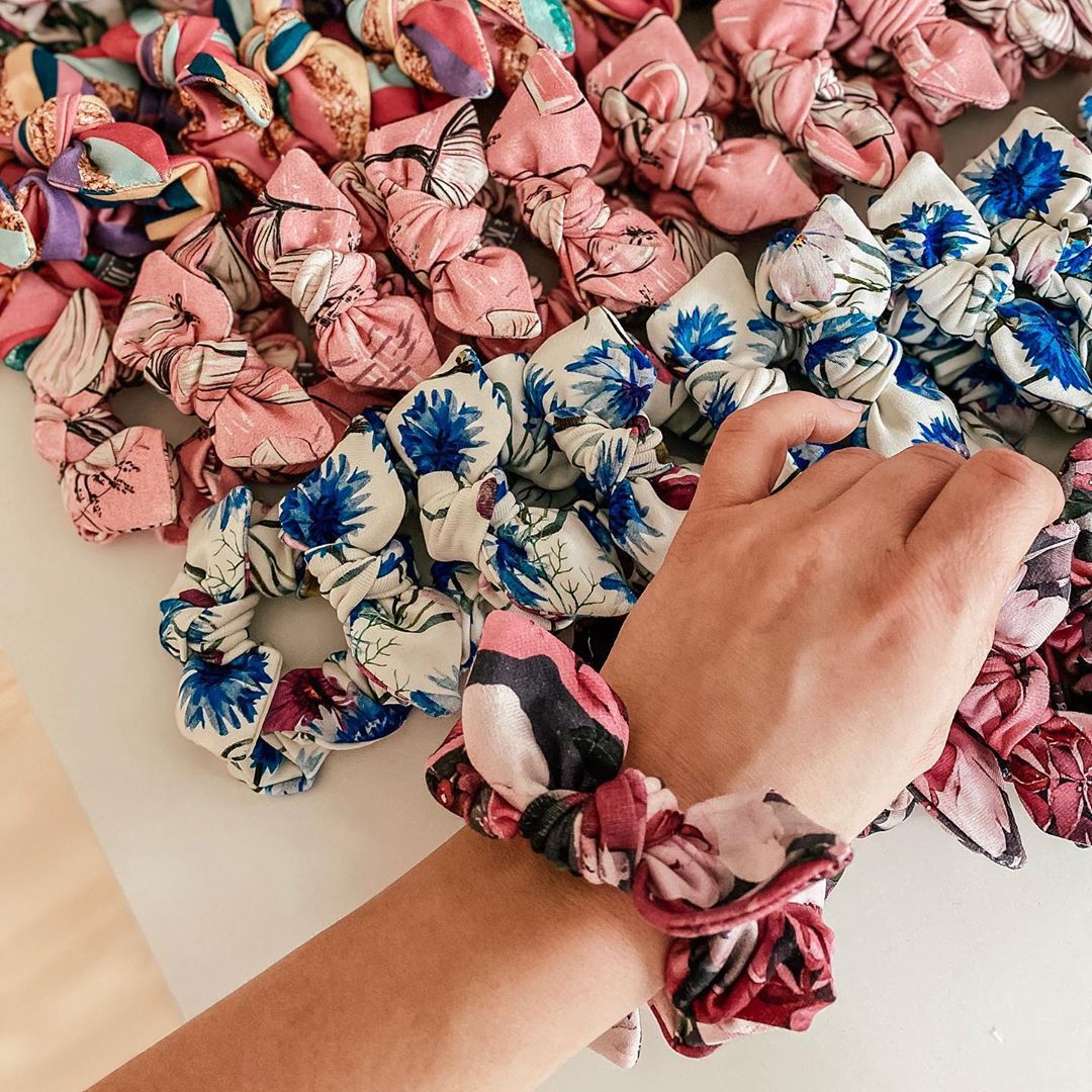 波蘭UL&KA - MSC-31 波蘭手工蝶結髮圈-SECRET GARDEN