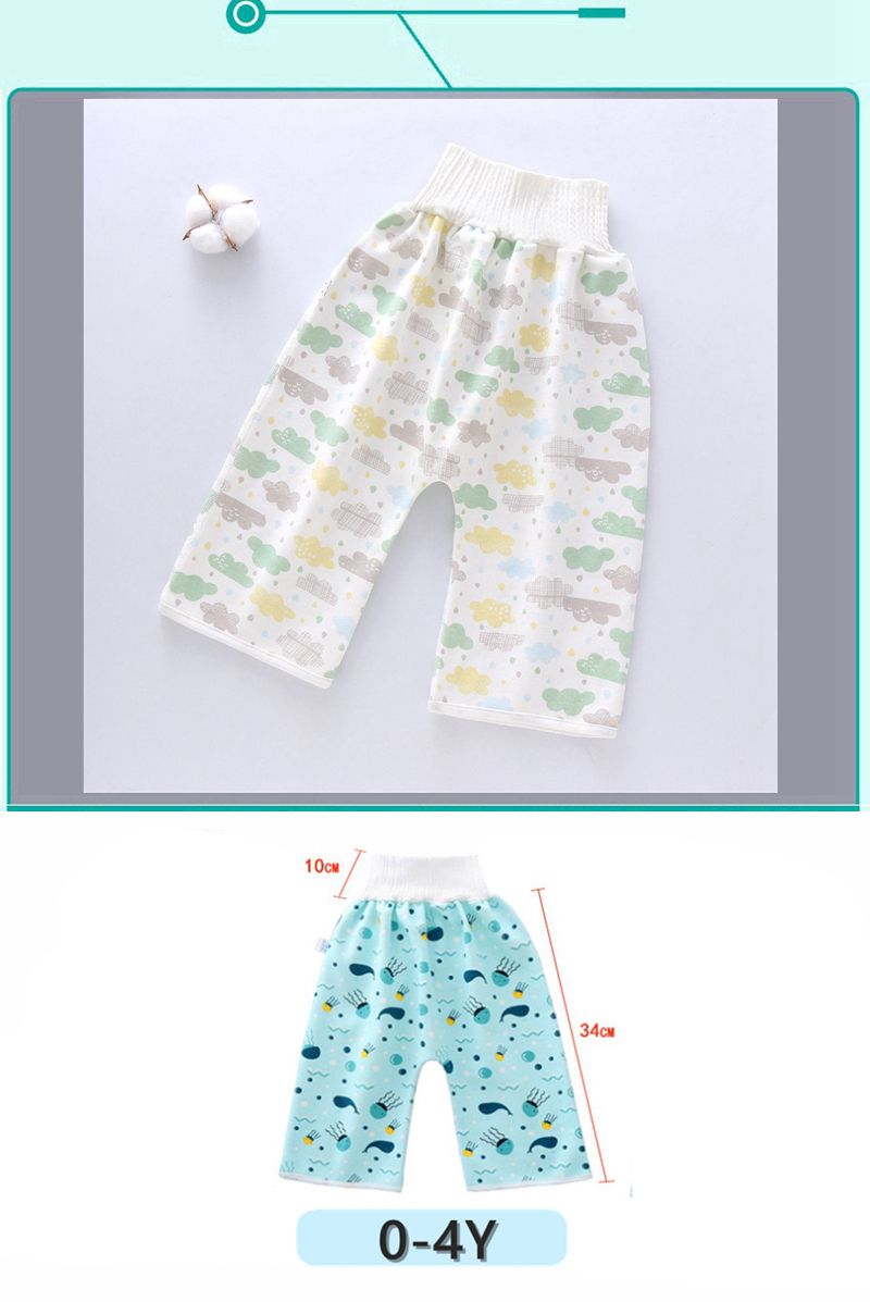 Vanibaby - 寶寶高腰防水隔尿褲2入替換組(0-4歲)