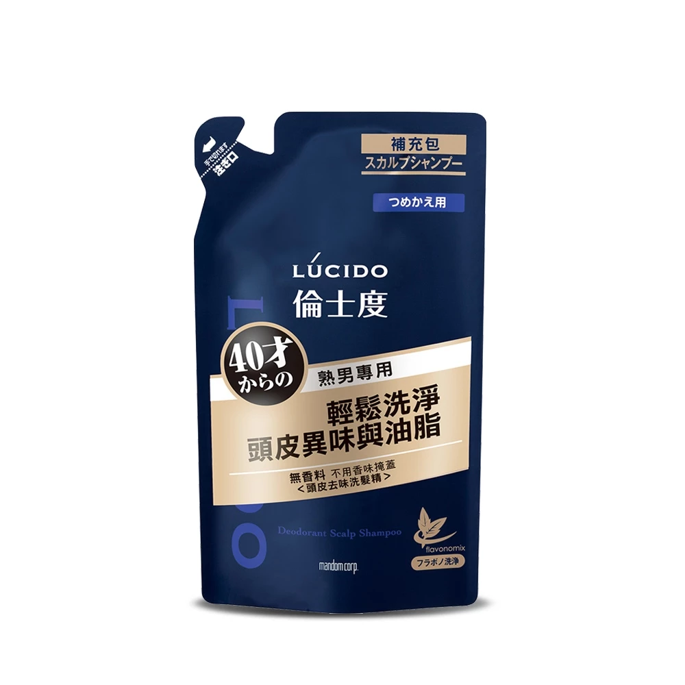 頭皮去味洗髮精-補充包-380ml