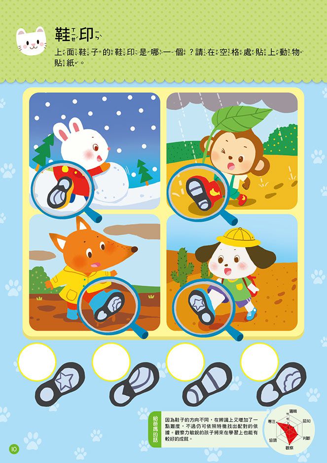 3歲圖形覺察概念