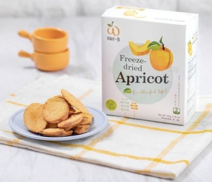 Wel-B - 天然冷凍乾燥杏桃果乾 (盒裝)30g