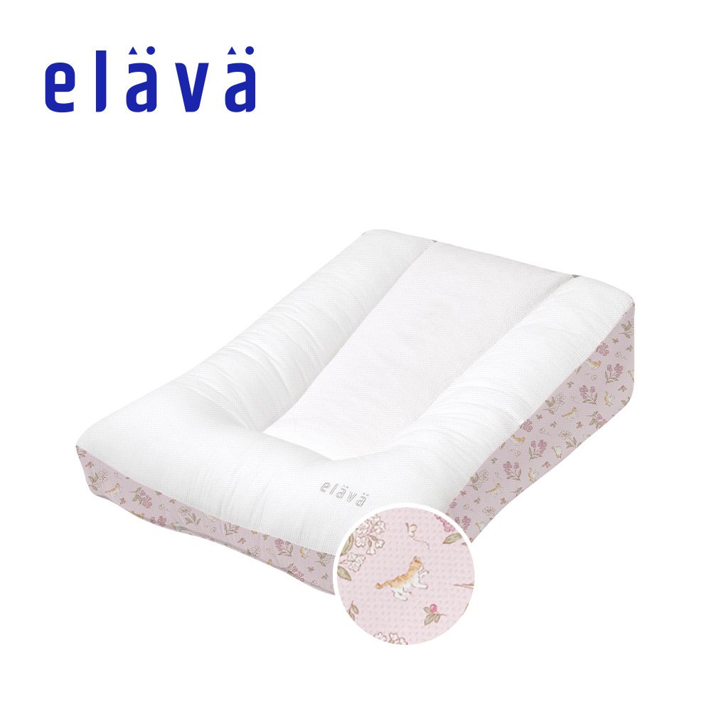 韓國 多功能記憶吐司枕 枕芯+枕套+彩盒 沁涼款-貓咪花語