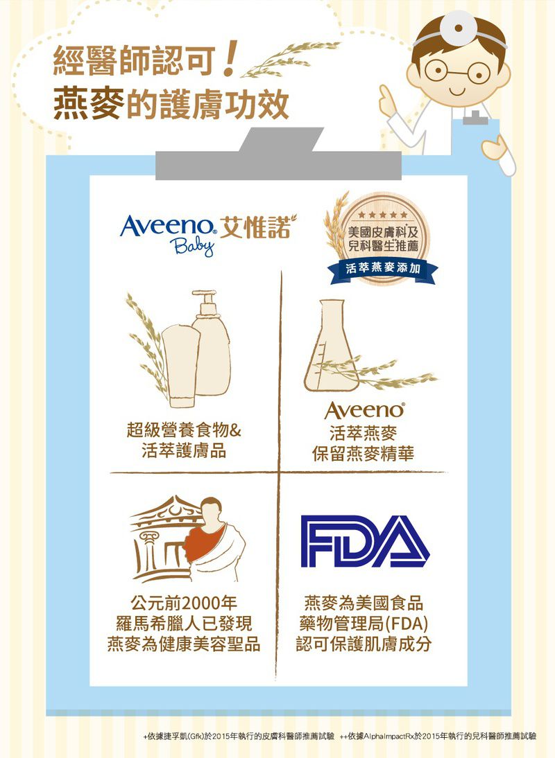 Aveeno 艾惟諾 - 嬰兒燕麥益敏修護霜-141g