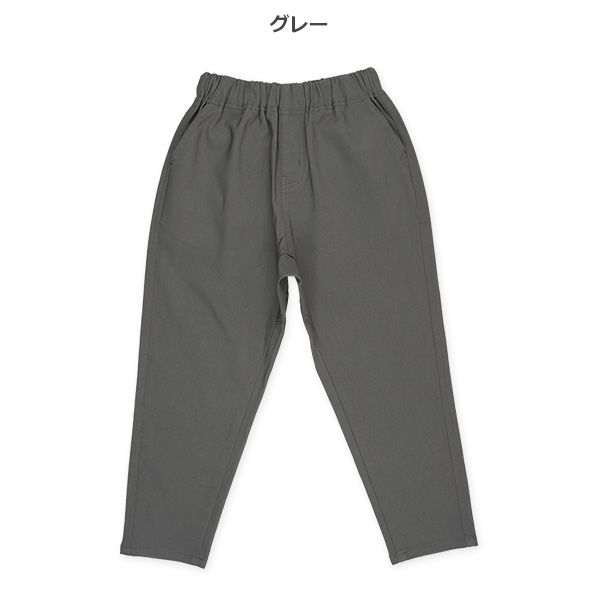 日本西松屋 - 簡約百搭鬆緊長褲-深灰