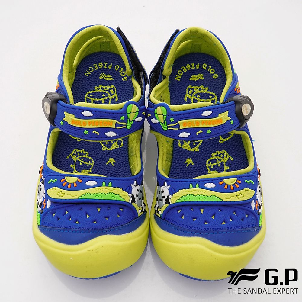 G.P - 護趾磁扣兒童涼鞋(中小童款)-藍綠