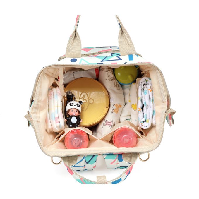 Heine 海恩 - WIN-202 時尚多功能多口袋 媽媽包 後背包 育兒包 待產包-夏日風情