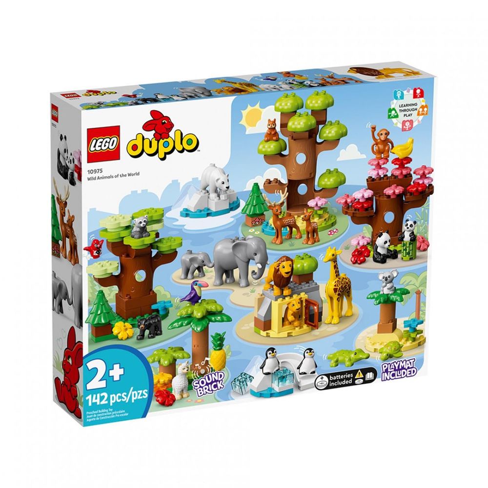 樂高積木 LEGO《 LT10975》Duplo 得寶系列 - 世界野生動物-142pcs