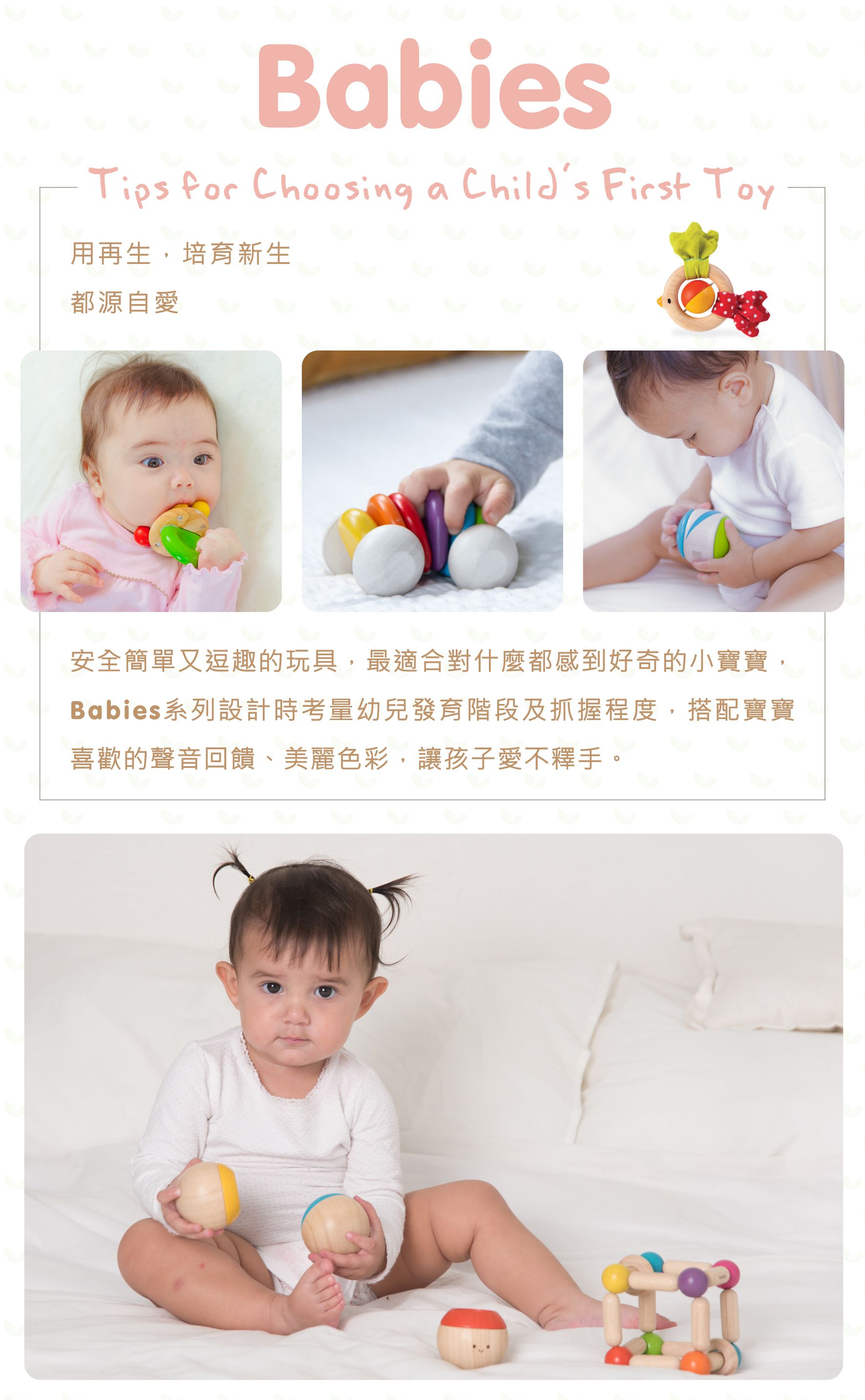 泰國 Plantoys - 小熊寶貝