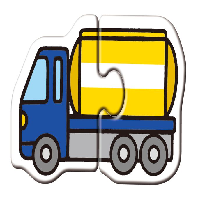 2片拼圖認知卡-交通工具(新版)