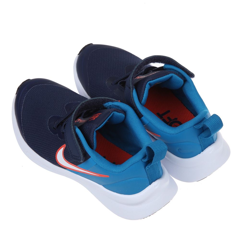NIKE - STAR_RUNNER3藍色網布兒童運動鞋