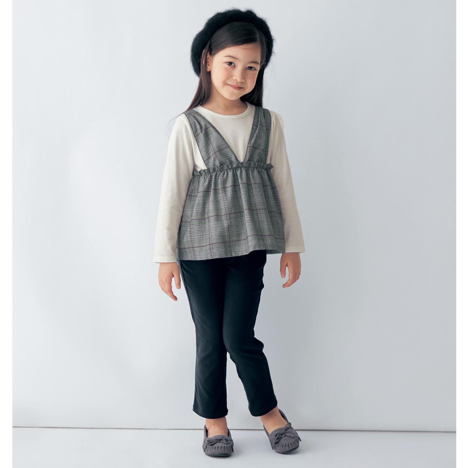 日本千趣會 - GITA 高彈性好動直筒口袋長褲-黑