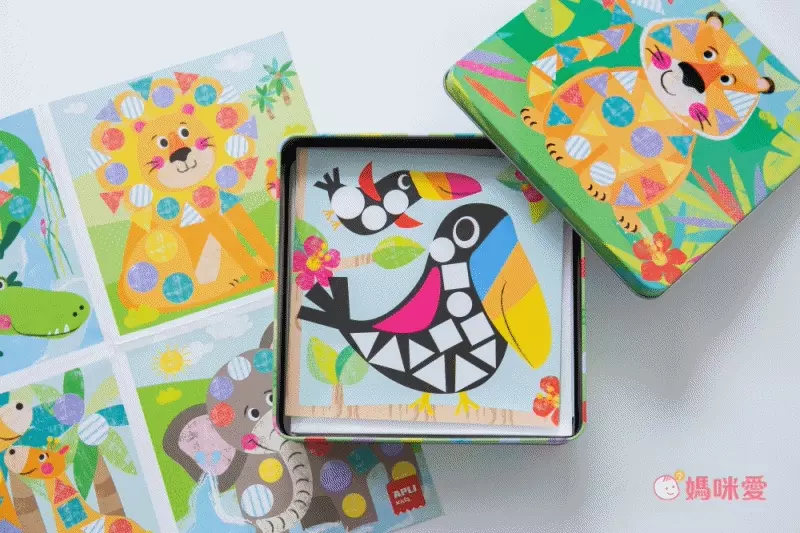 熱銷補貨到【西班牙 APLI 】初階拼圖／旅行遊戲卡／馬賽克拼貼