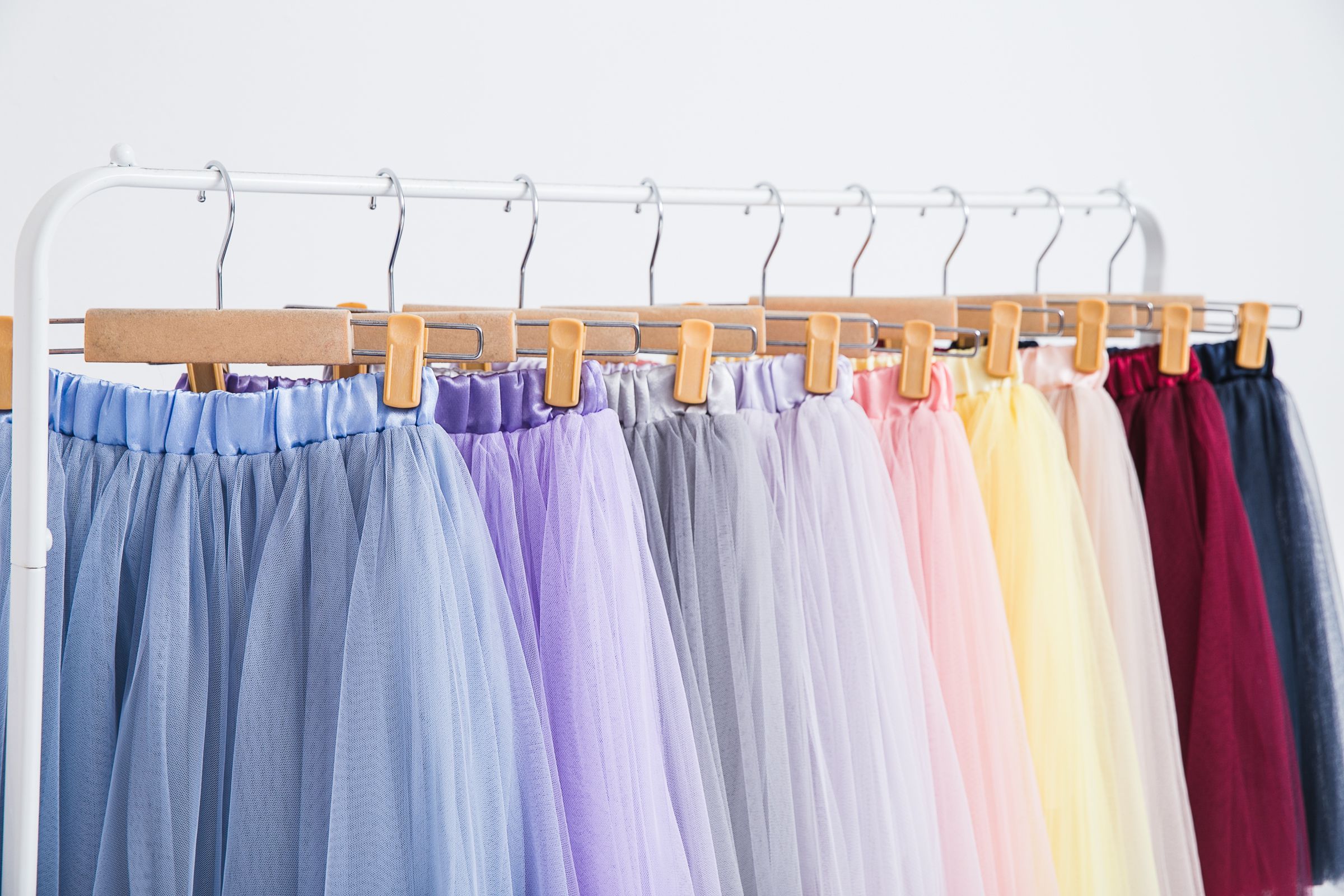 Peachy - 北鼻款*獨家訂製綿柔法式浪漫三層蓬紗裙-三層蓬版-仙杜瑞拉藍