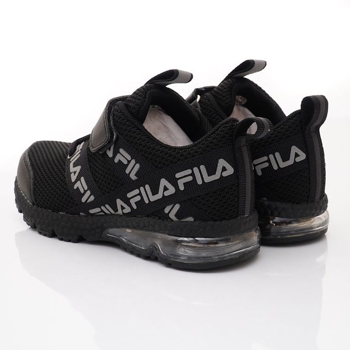 FILA - 氣墊慢跑運動鞋-2-J429X-000黑(中大童段)-運動鞋-黑