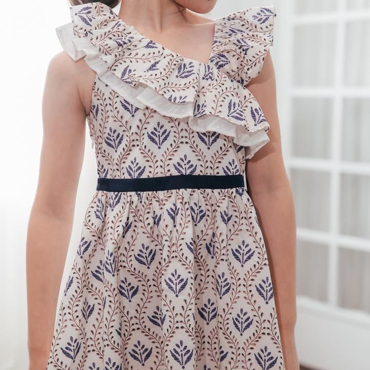 Bunny n Bloom - (童裝)星夜微風洋裝-小孩款-藍