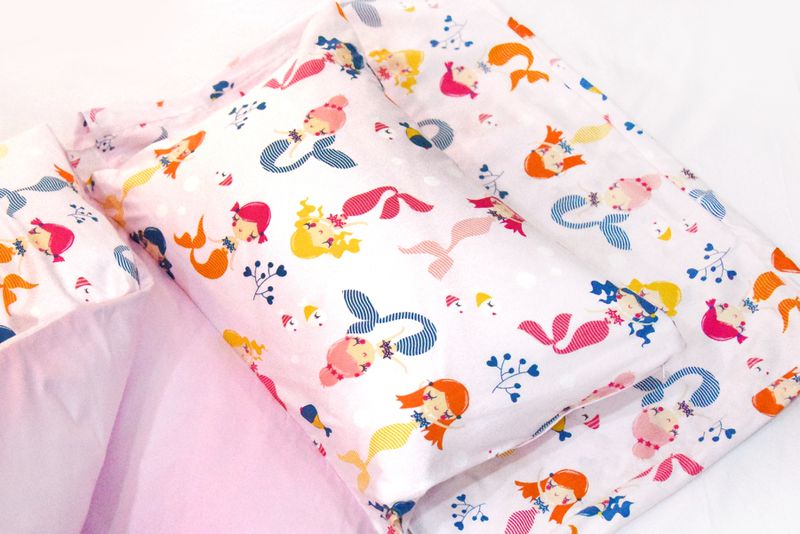 Fotex 芙特斯 - 兒童防蟎睡袋-睡袋-美人魚(粉)