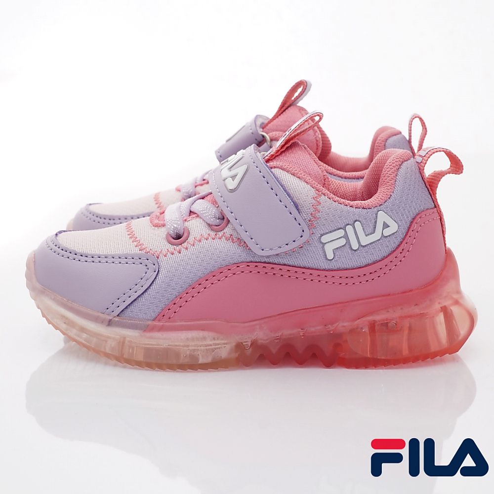 FILA - FILA康特杯電燈運動鞋款(中大童段)-運動鞋-粉
