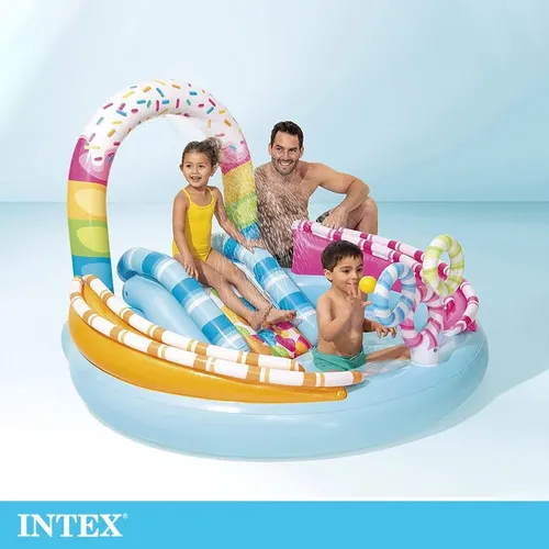 INTEX - 多彩糖果戲水170x168x深25cm(165L) 適2歲+(57144NP)