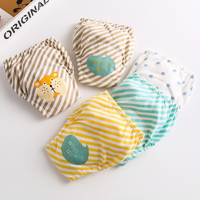 小 pipi - 純棉兒童學習褲/訓練褲3入組-大象波波