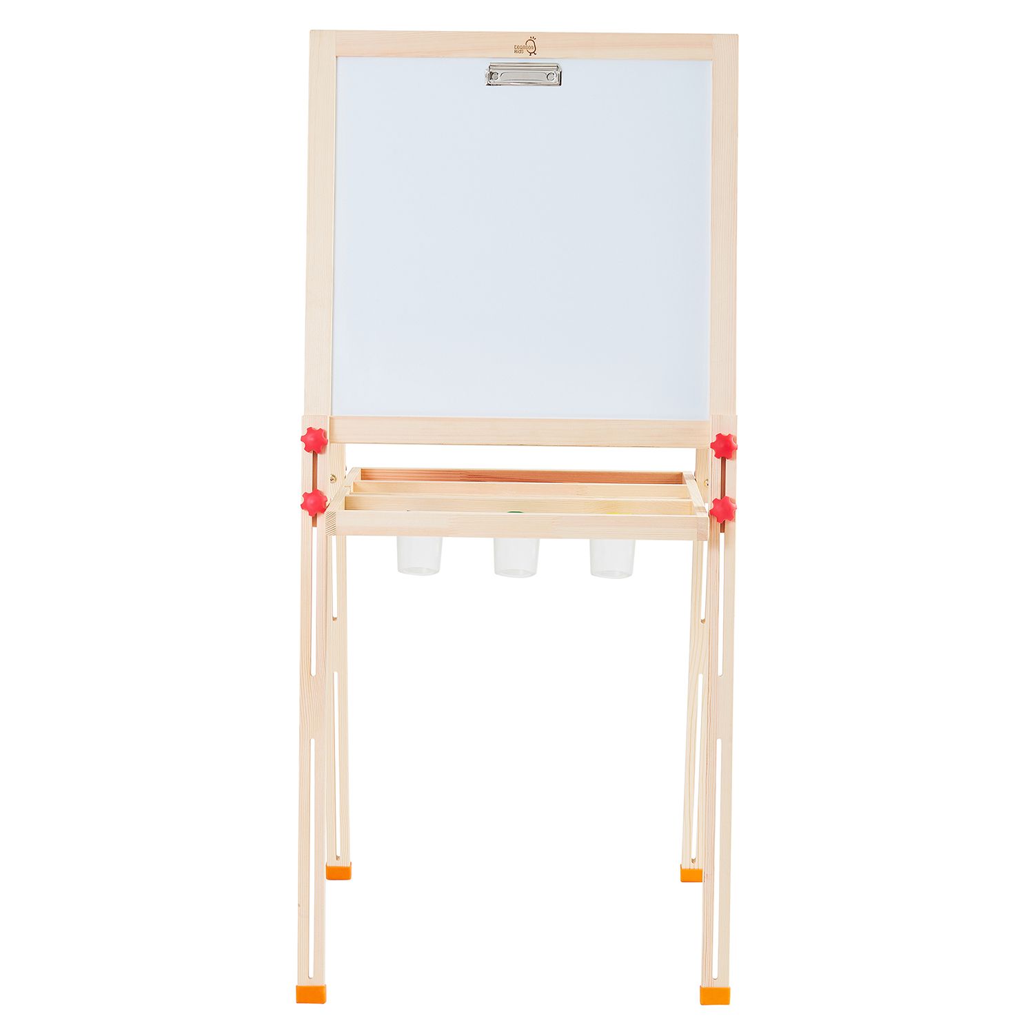 Teamson - 小藝術家梵谷兒童雙面畫架-紅-獨家贈雙面小畫架組：雙面黑白版、粉筆、白板筆、板擦、字母磁鐵