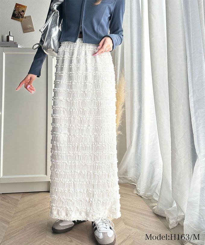 日本 Classical Elf - 立體優美蕾絲合身開叉長裙-黑