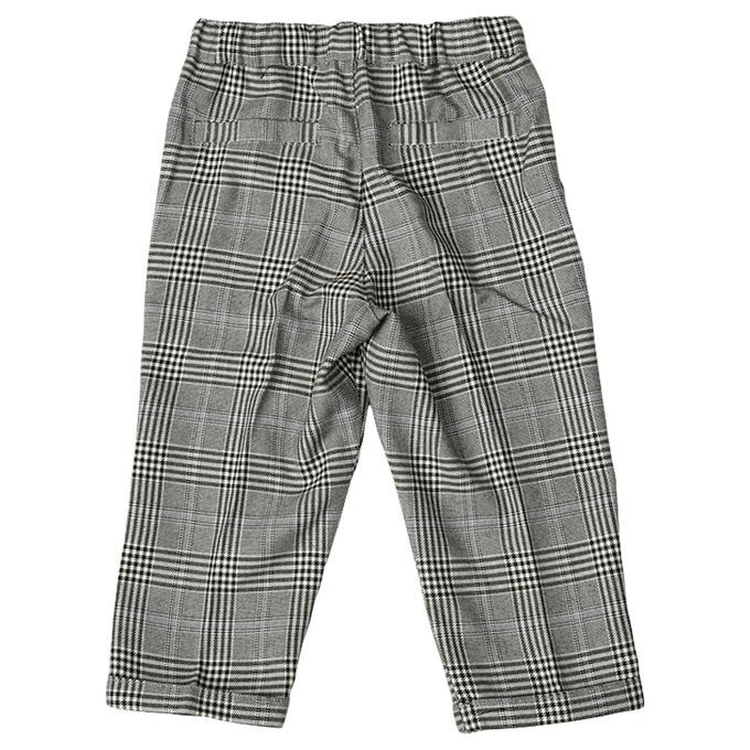 akachan honpo - 7分褲 葛倫格紋-灰色