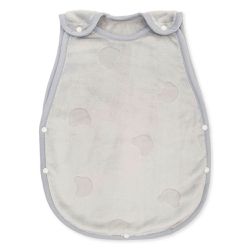 akachan honpo - 新生兒柔軟防踢被-小熊-灰色 (50~80cm)