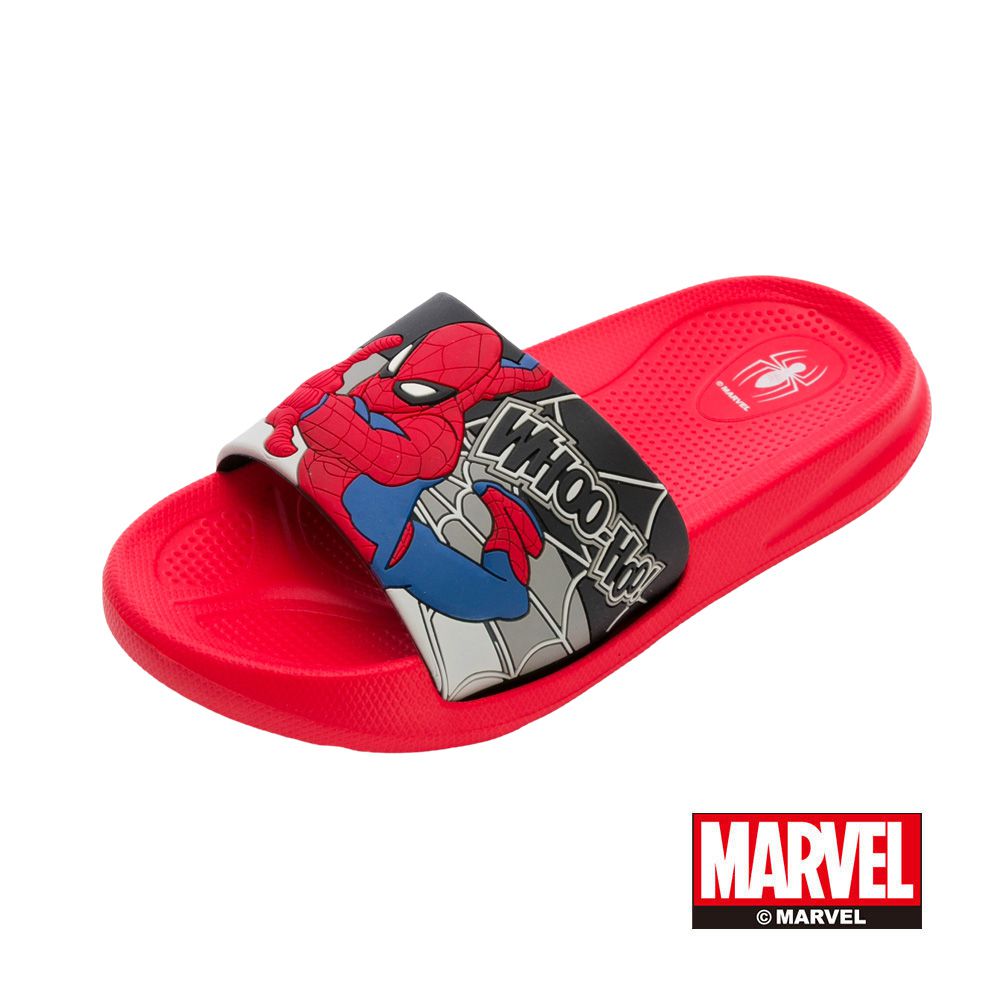 漫威MARVEL 蜘蛛人 童鞋 EVA拖鞋 MNKS55002-輕量好穿脫-紅-(中大童段)