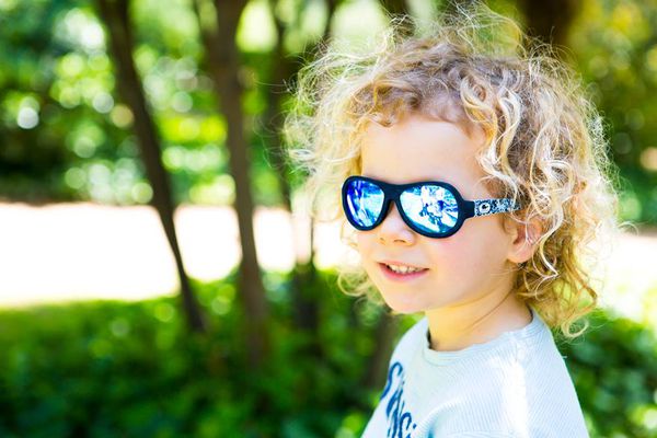 瑞士 SHADEZ - 可彎折嬰幼兒時尚太陽眼鏡-櫻花粉