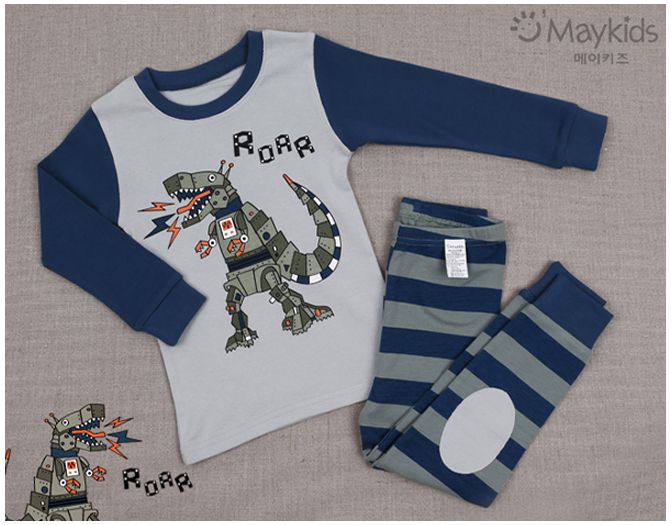 [現貨] ✦ 零碼出清價 ✭ 韓國 Maykids 有機棉長袖家居服/防踢被 ✭