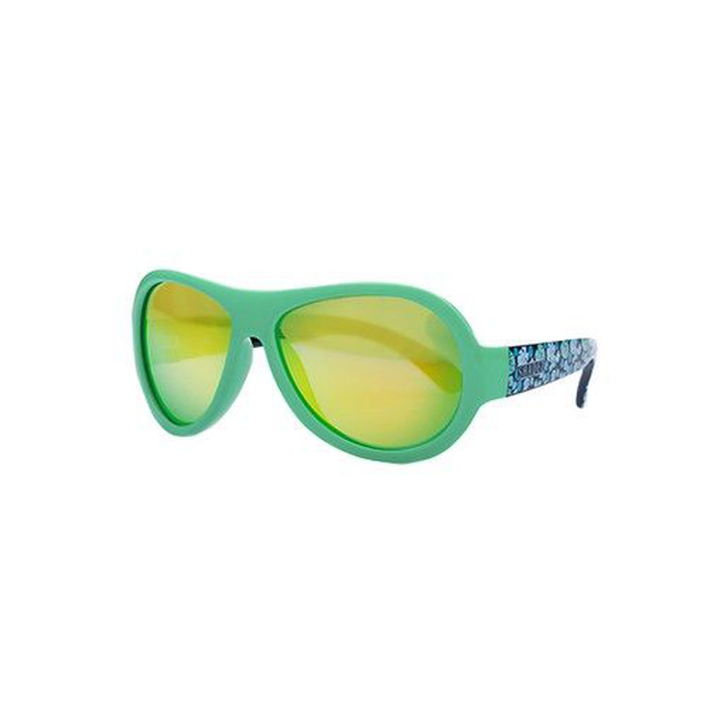 瑞士 SHADEZ - 可彎折嬰幼兒時尚太陽眼鏡-綠色叢林 (3Y~7Y)