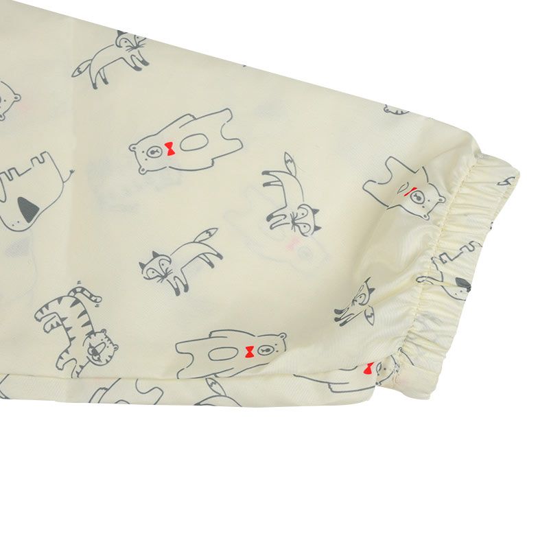 akachan honpo - 強力防潑水雨衣-動物-象牙白色