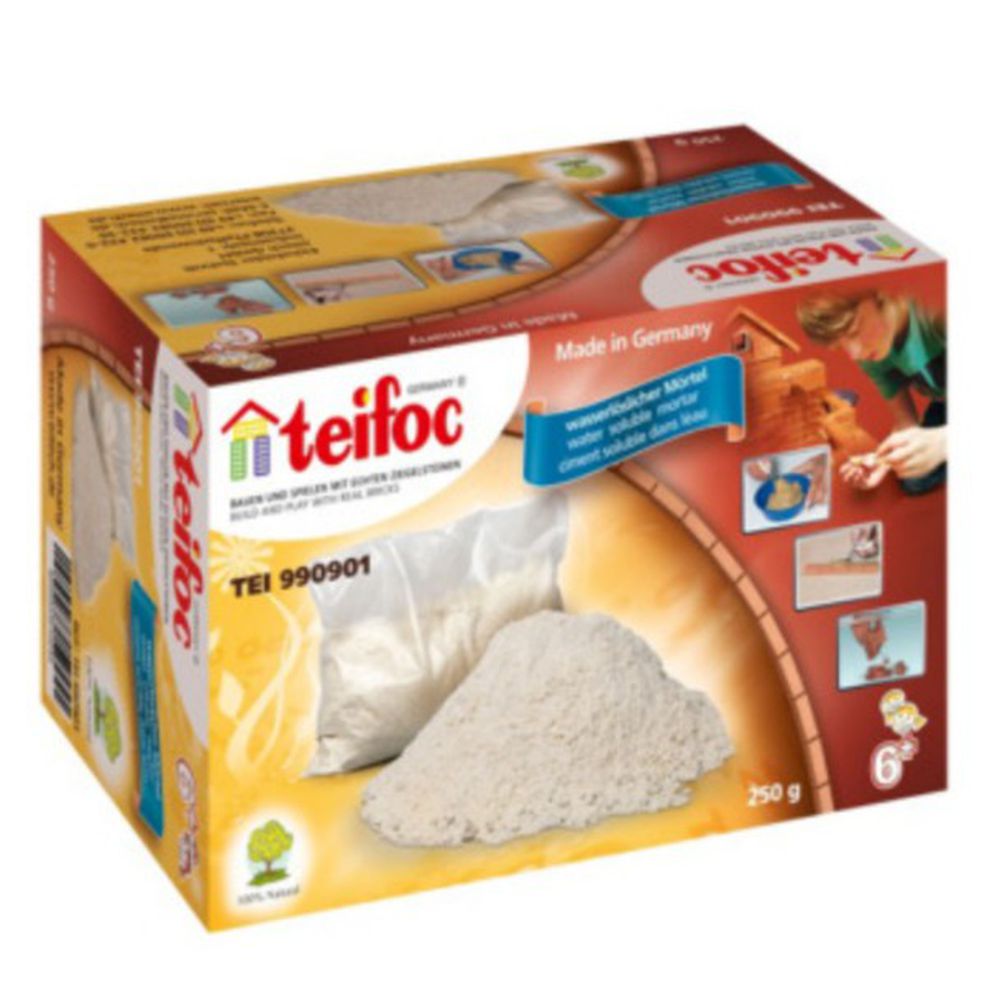 德國 teifoc - DIY益智磚塊建築玩具 水泥補充包(250g)-TEI900001