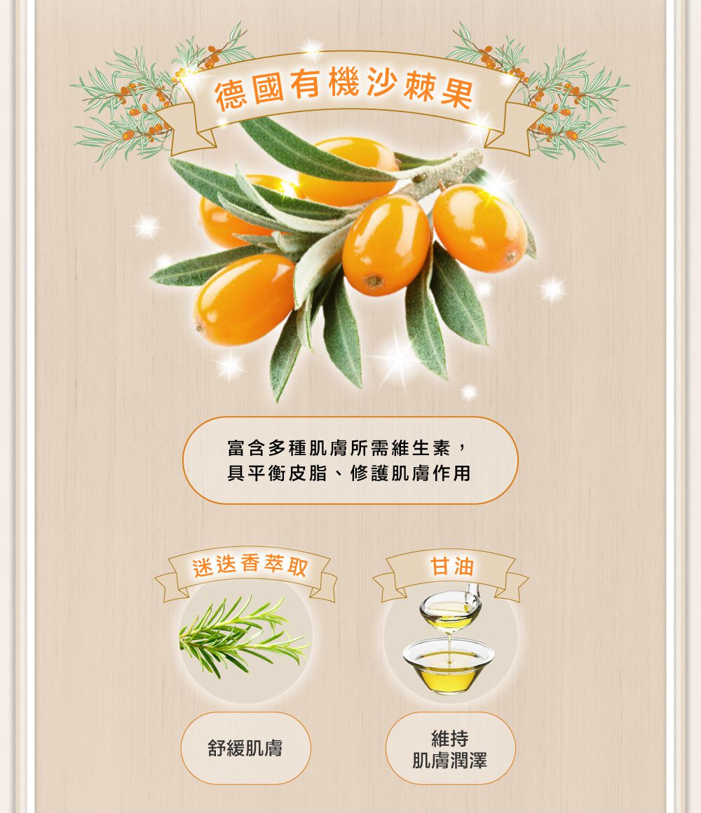 貝恩 Baan - 沙棘洗髮沐浴露-300ml