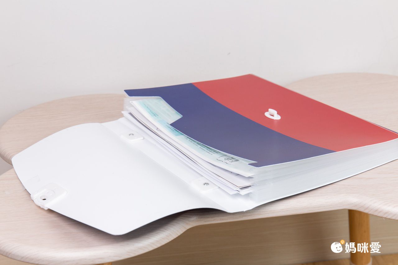 A4文件分類收納風琴包-卡通人物美國隊長-藍色