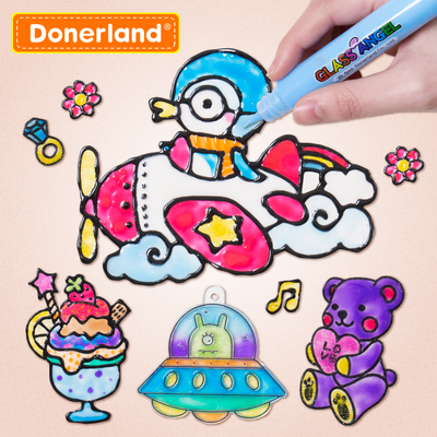 【韓國 Donerland 】魔法玻璃彩繪膠， 零技巧手作DIY