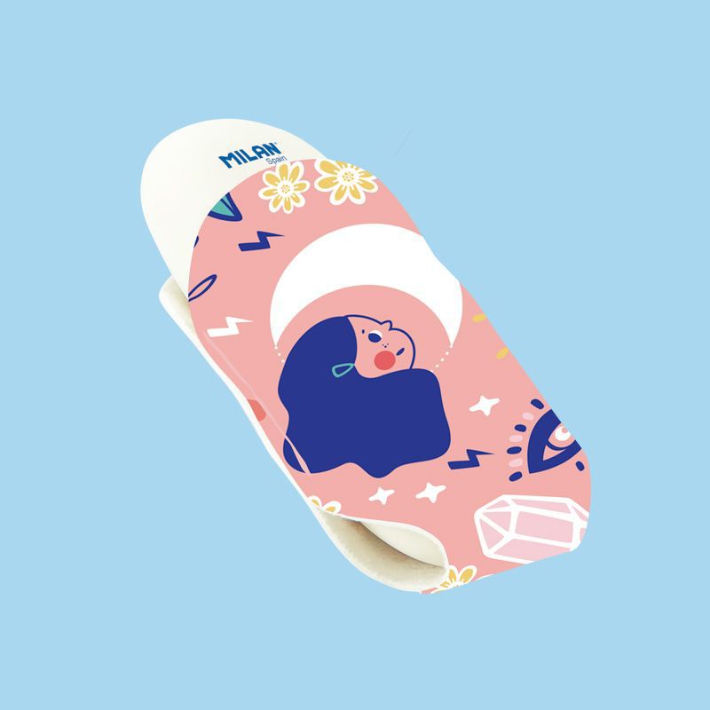 MILAN - 橢圓橡皮擦皮套組_魔法少女_2入組