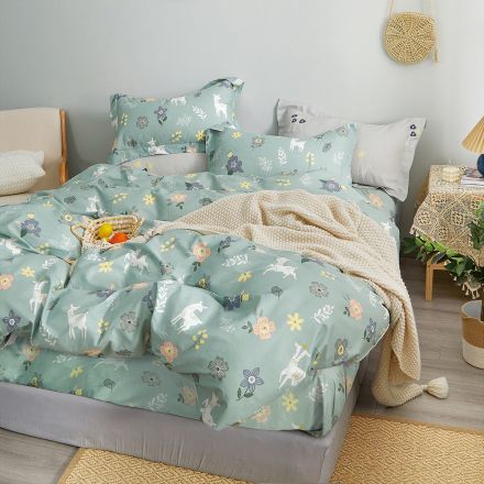 【PureOne】台灣製極致純棉床包組✿ 全團免運中！