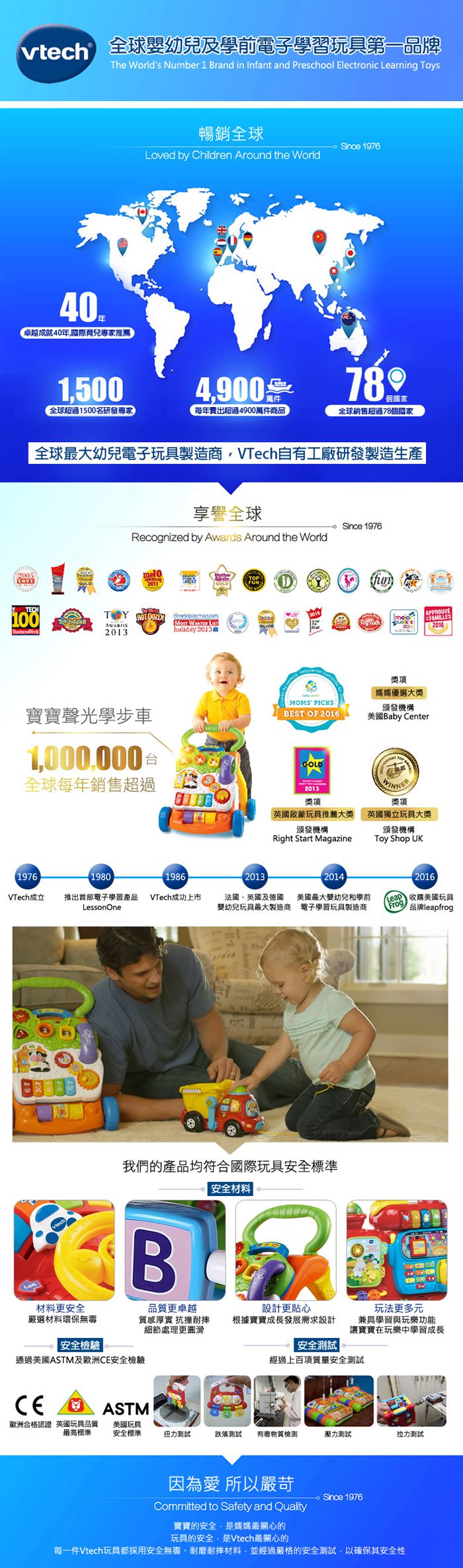 Vtech - 寶貝踢踢小鋼琴-出生起適用