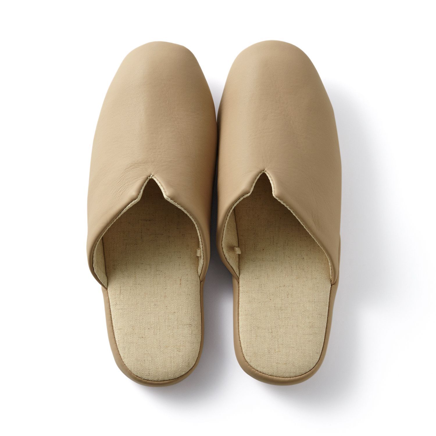 日本千趣會 - 質感仿皮室內拖鞋-深灰