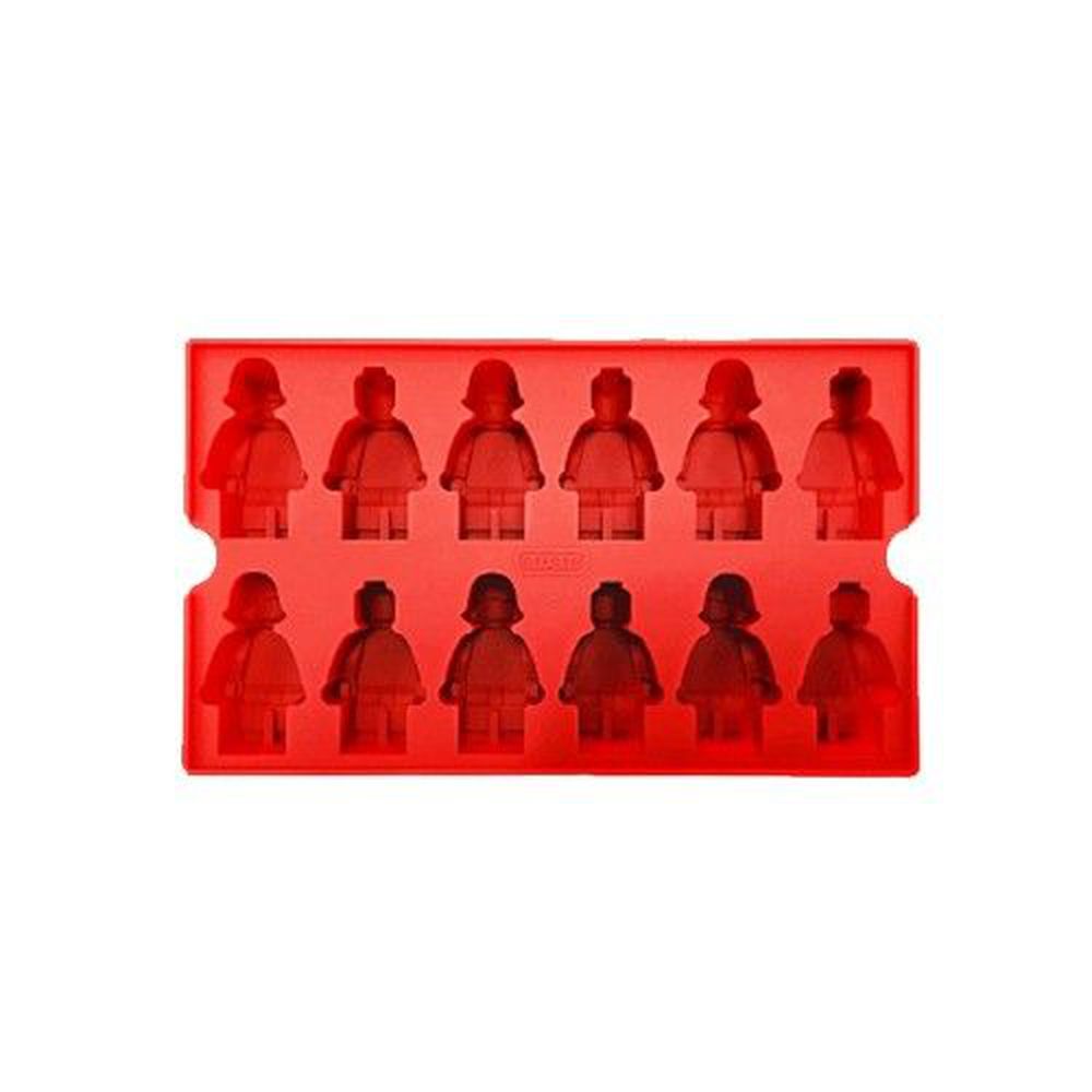 韓國 OXFORD - 樂高造型DIY模具-12小格-紅色