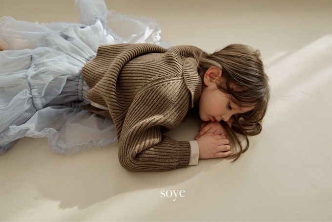 韓國 soye - 夢幻蕾絲層次拼接蓬蓬裙-灰藍